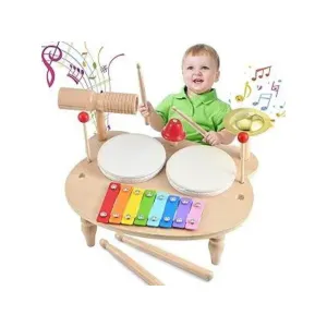 10-in-1 Kids Drum Set Toy