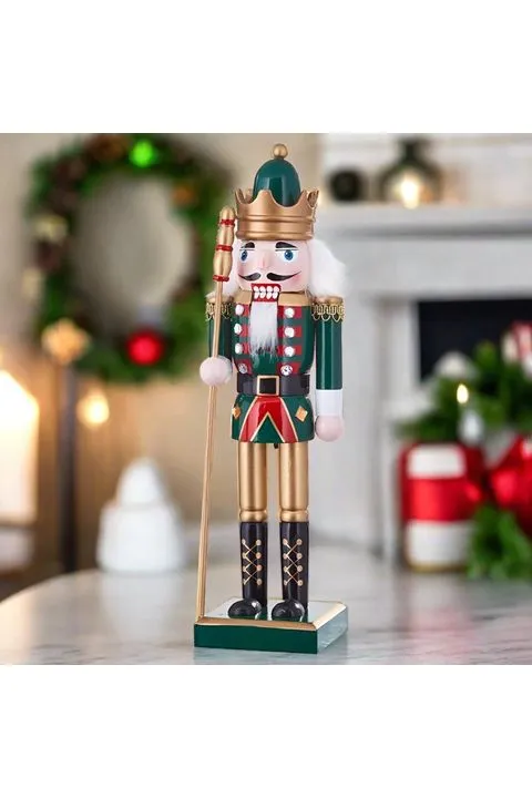 12" Classic Toy Solder Nutcracker: Green