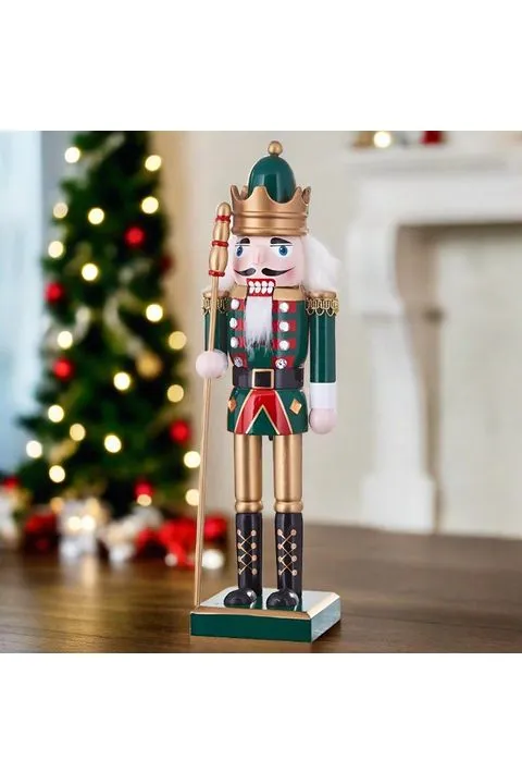 12" Classic Toy Solder Nutcracker: Green