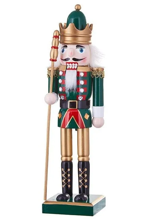 12" Classic Toy Solder Nutcracker: Green