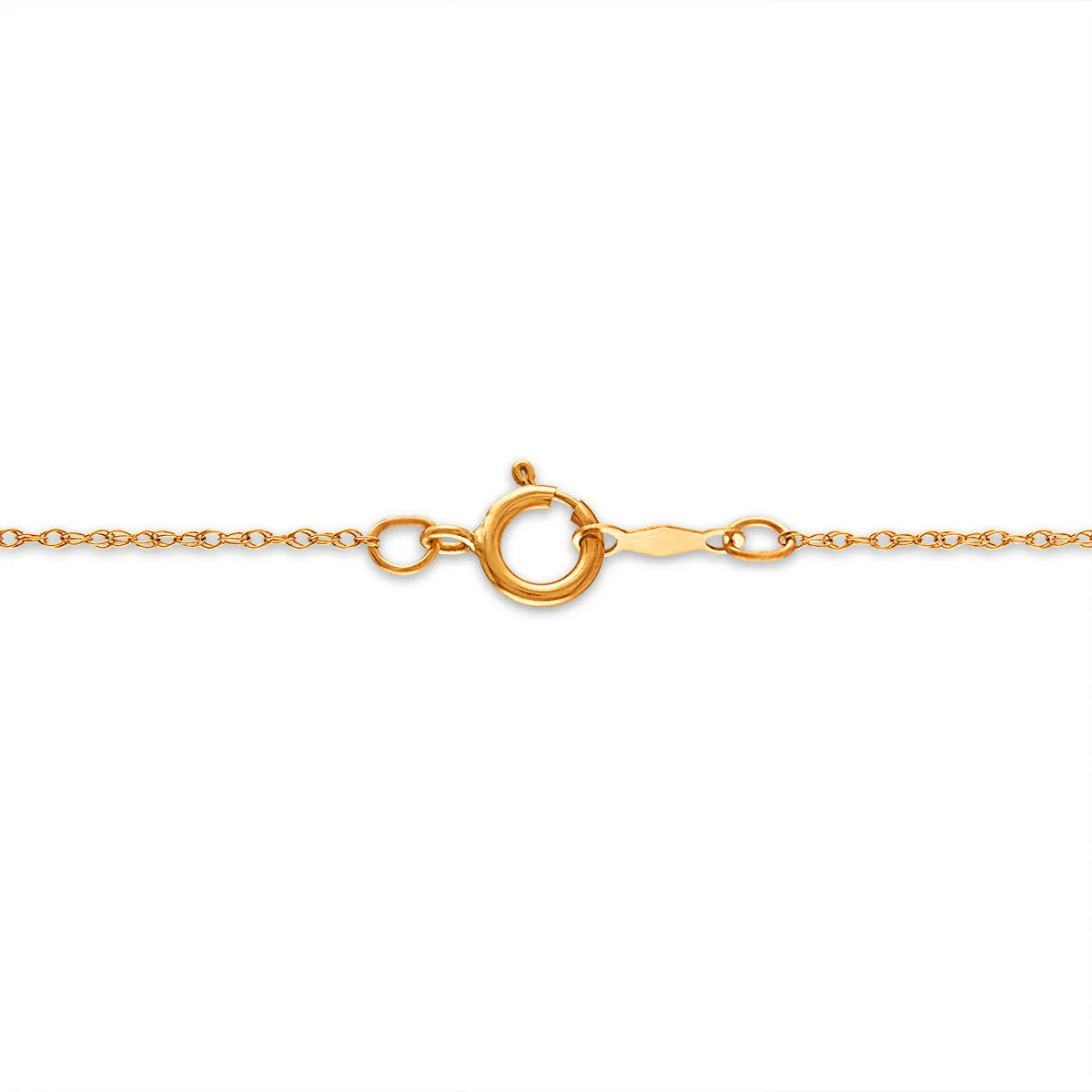 1/7 CTW Diamond Cluster 18-inch Pendant in 10KT Yellow Gold