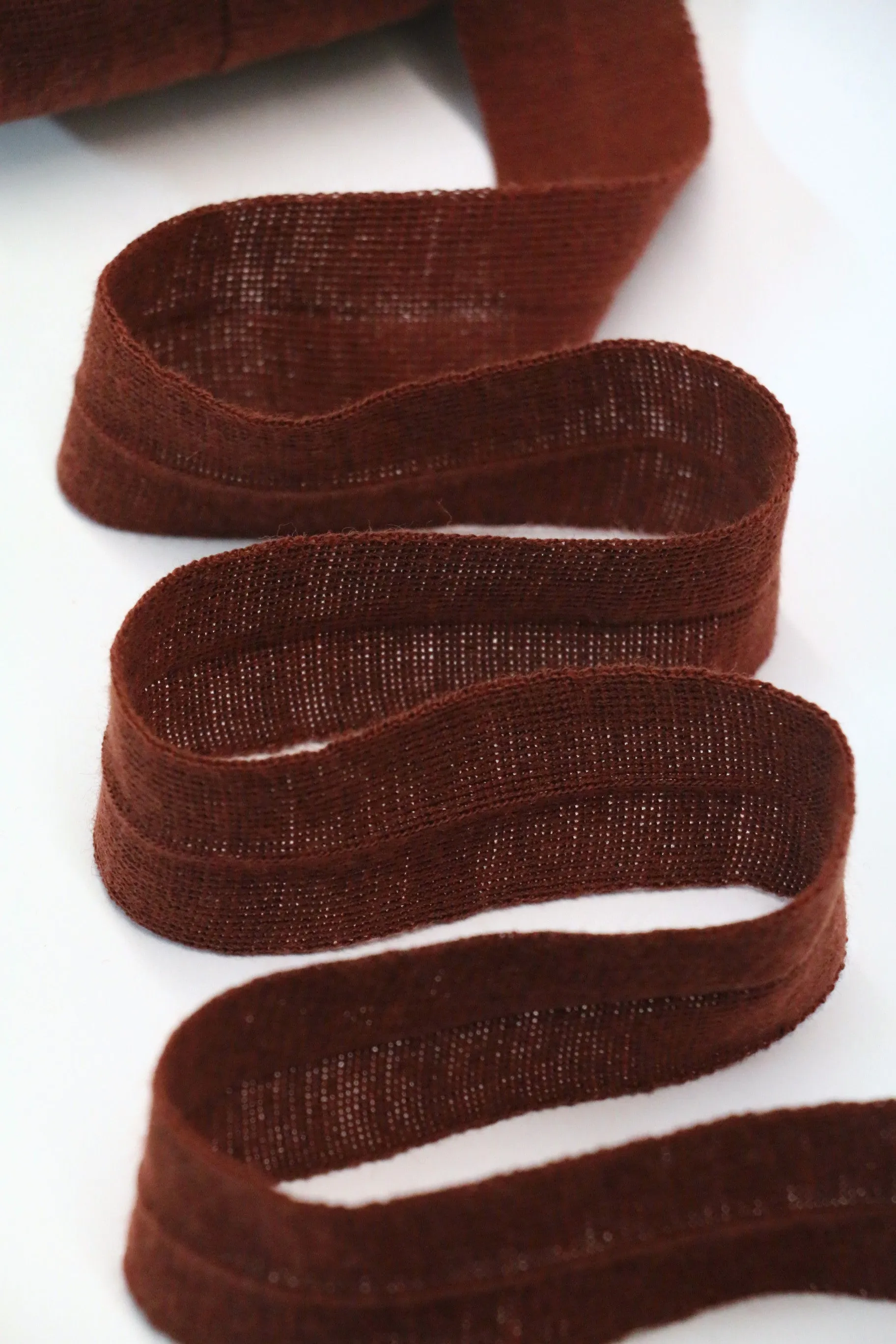 30mm Wool Binding - Rust