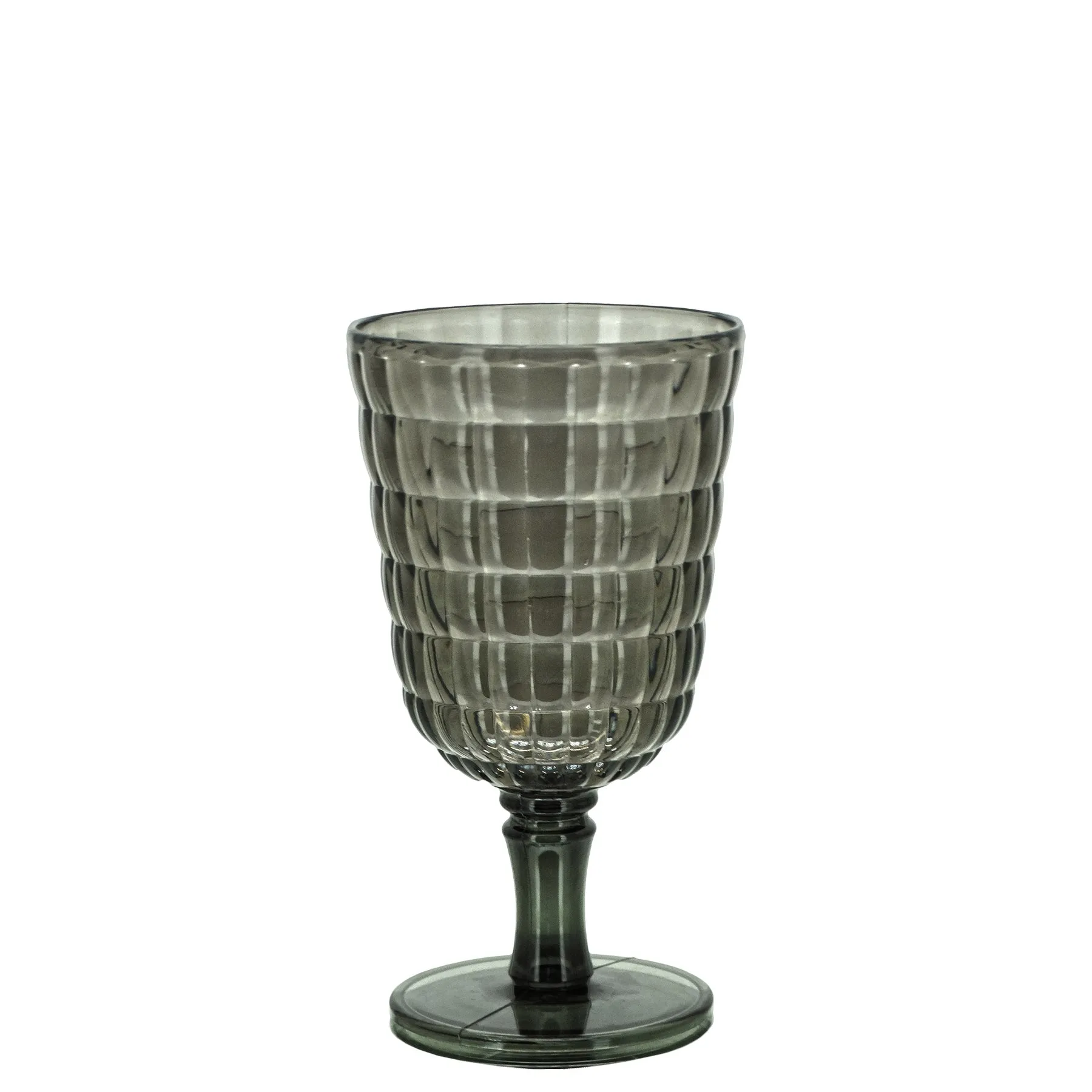 6735, Allegra Grey Acrylic Goblet 450ml