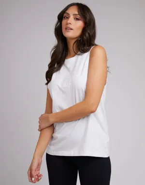 All About Eve Active Anderson Tank White