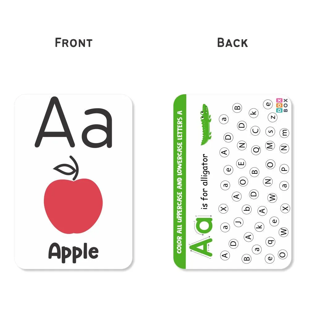 Alphabet Flashcards with activity