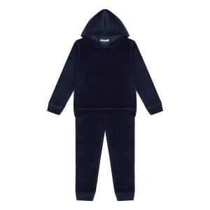 Antebies Deep Navy Velvet Set