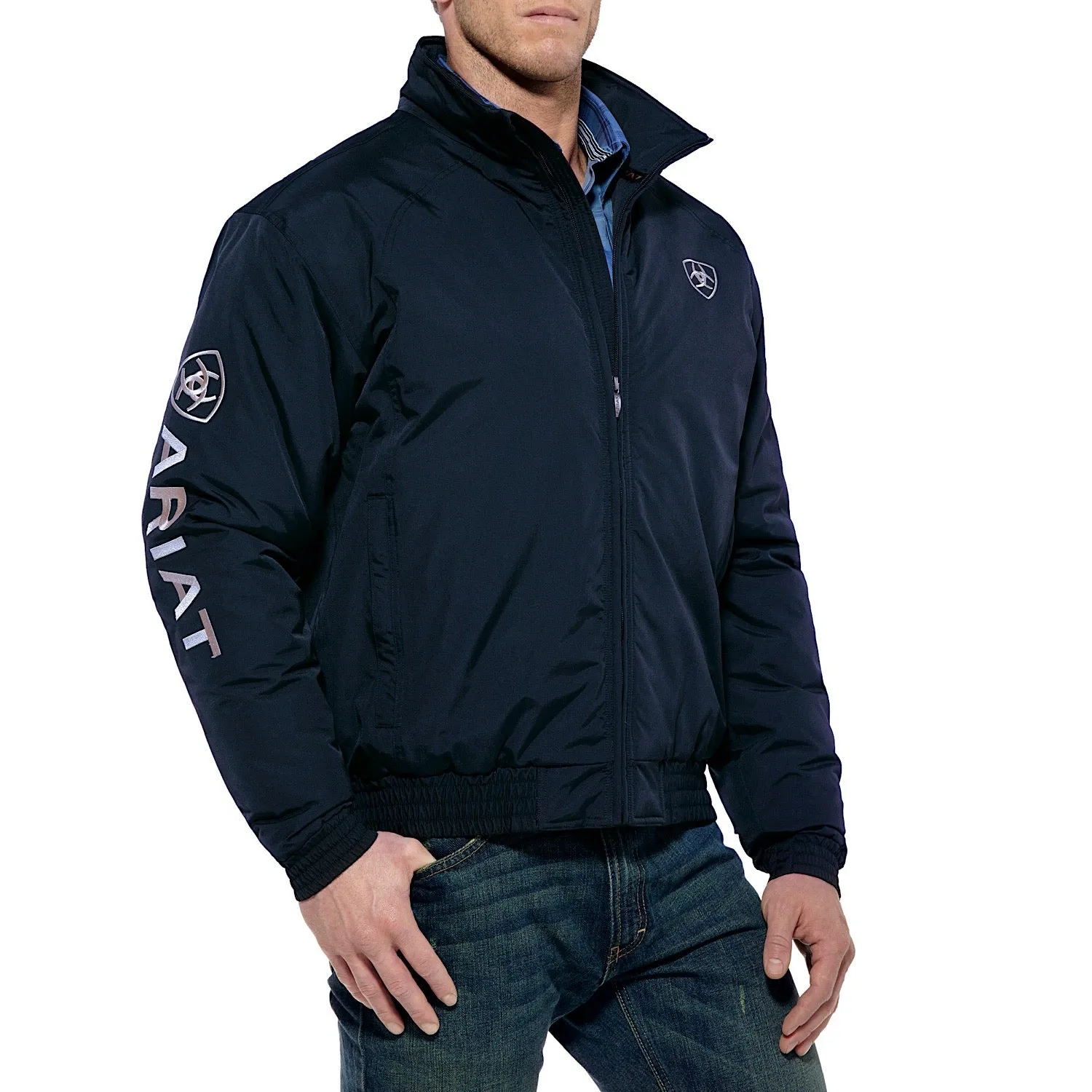 Ariat Men's New Team Logo Insulated Jacket Navy