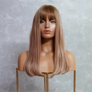 ASHLEY Caramel Blonde 18" Fringe Wig