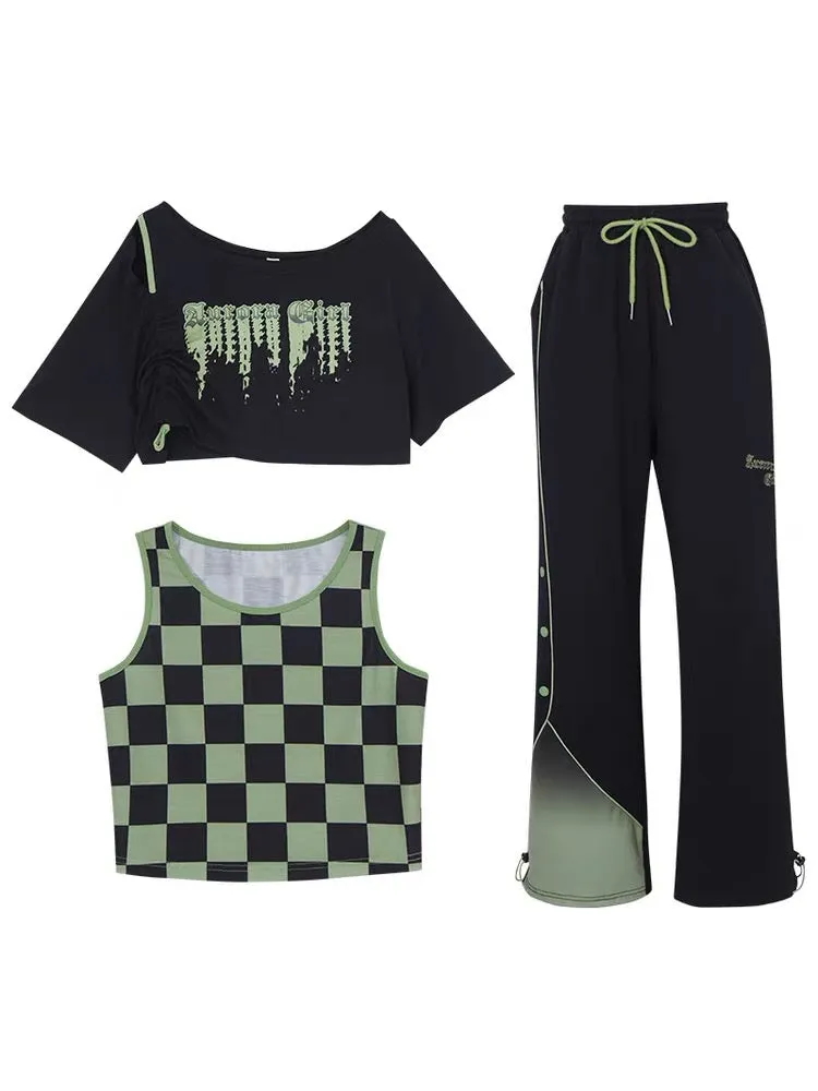 Aurora Girl Crop Tops & Pants