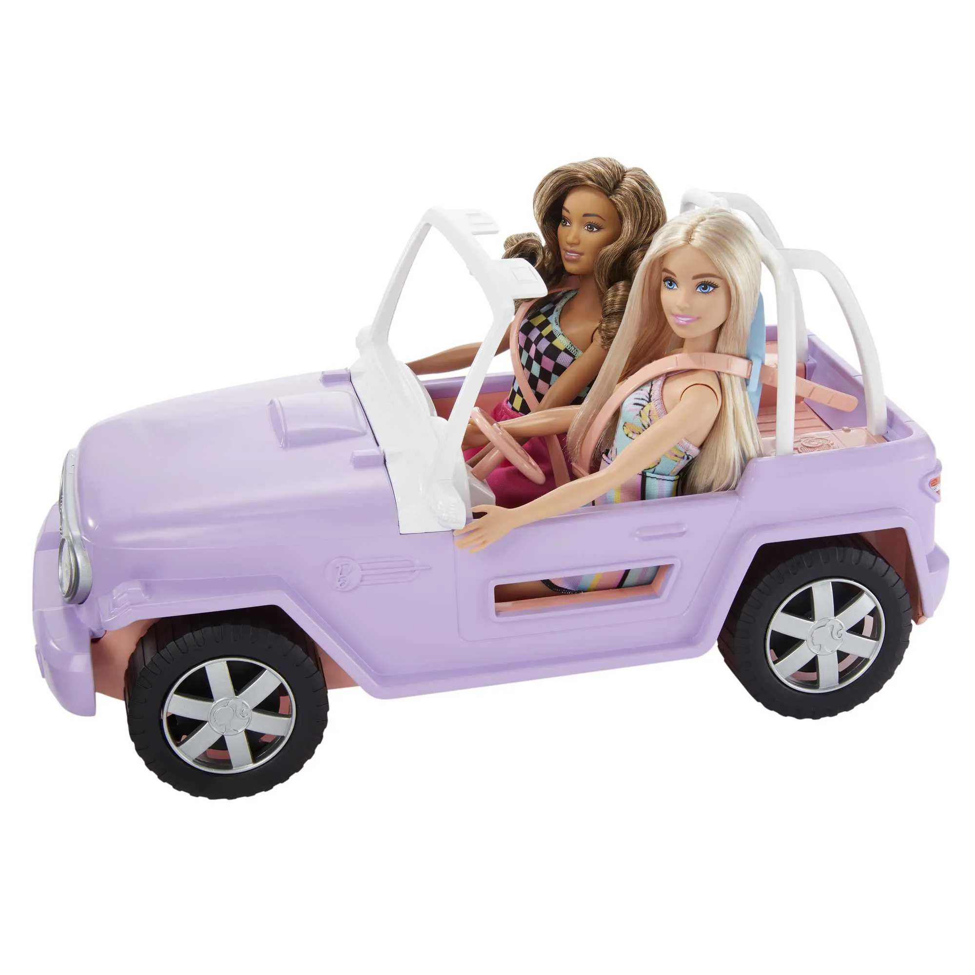 Barbie Dolls And Vehicles