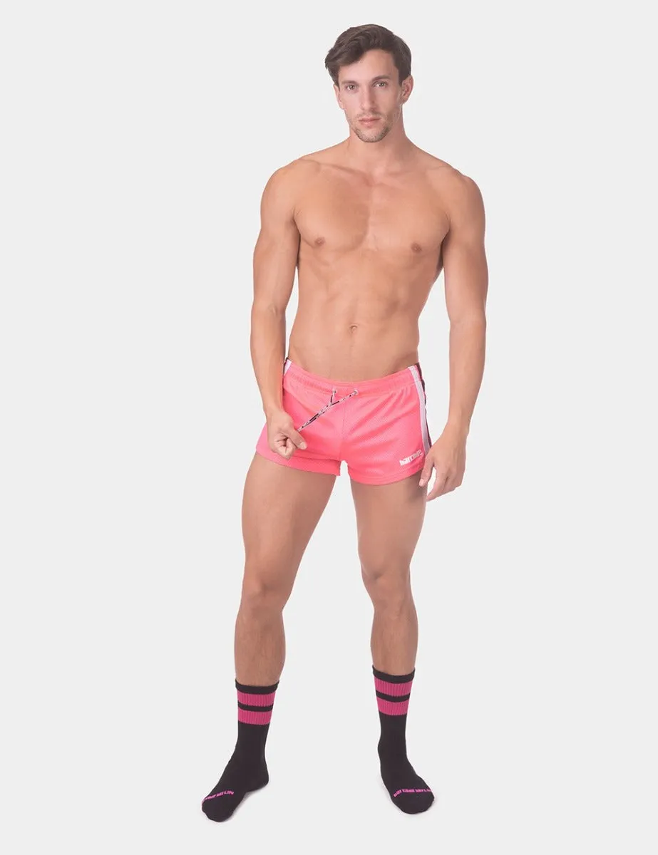 Barcode Berlin Short Timur Pink White Black