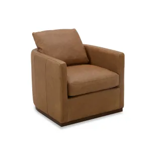 Bellwood Leather Swivel Lounge Chair