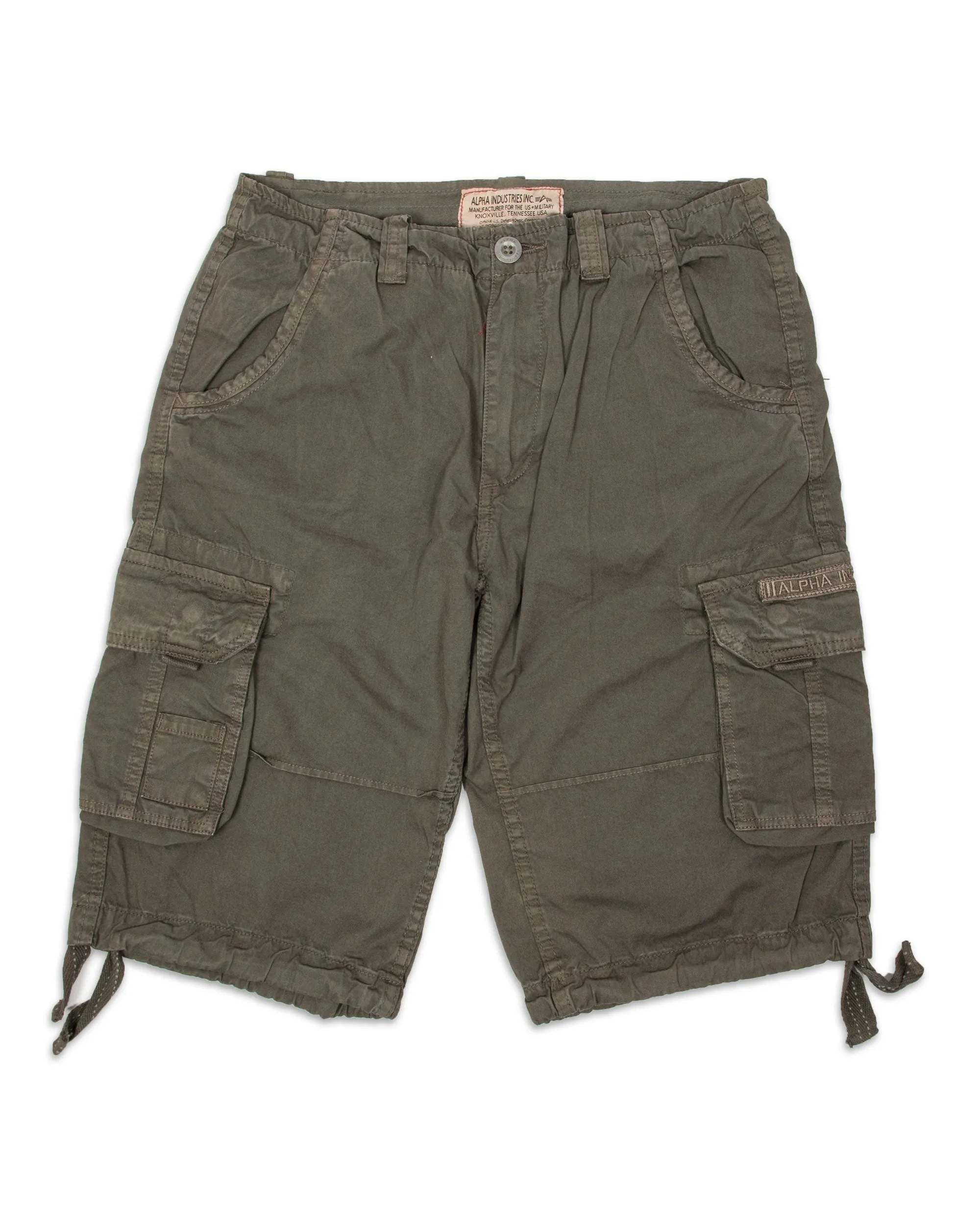 Bermuda Uomo Alpha Industries Jet Short Cargo Grigio Scuro