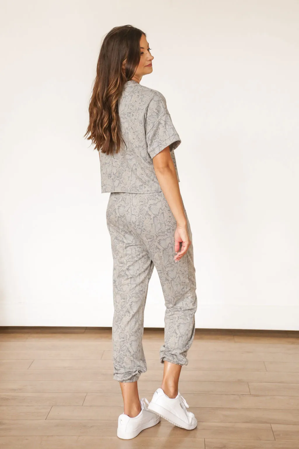 Blue Gray Snake Set - Top