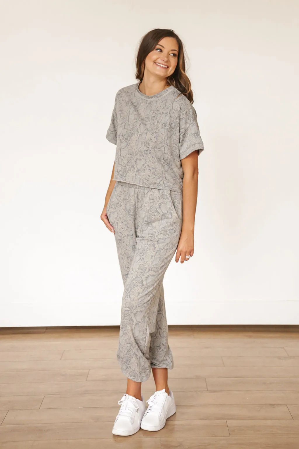 Blue Gray Snake Set - Top