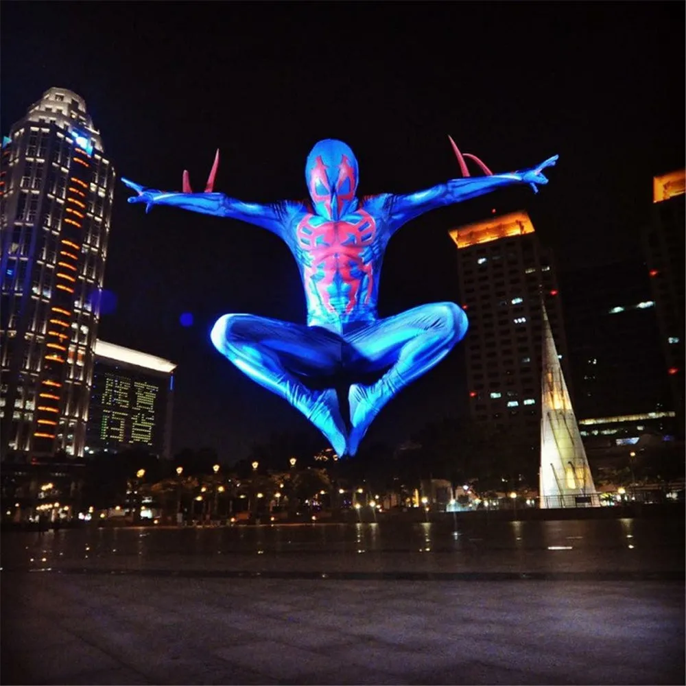 Blue SPIDERMAN 2099 Miguel O'Hara Costume