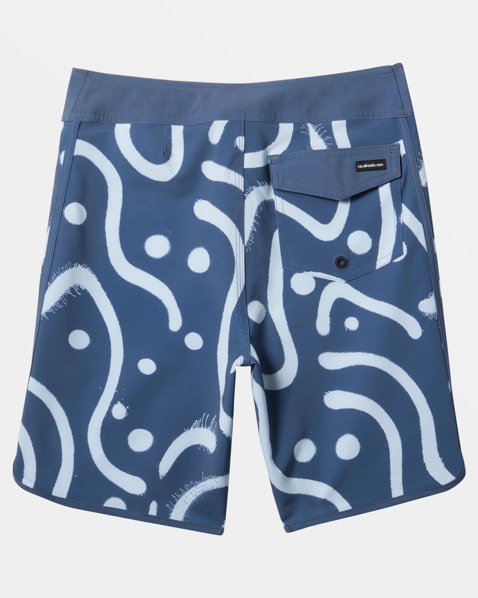 Boys 8-16 Surfsilk Scallop 17" Boardshorts - Vintage Indigo