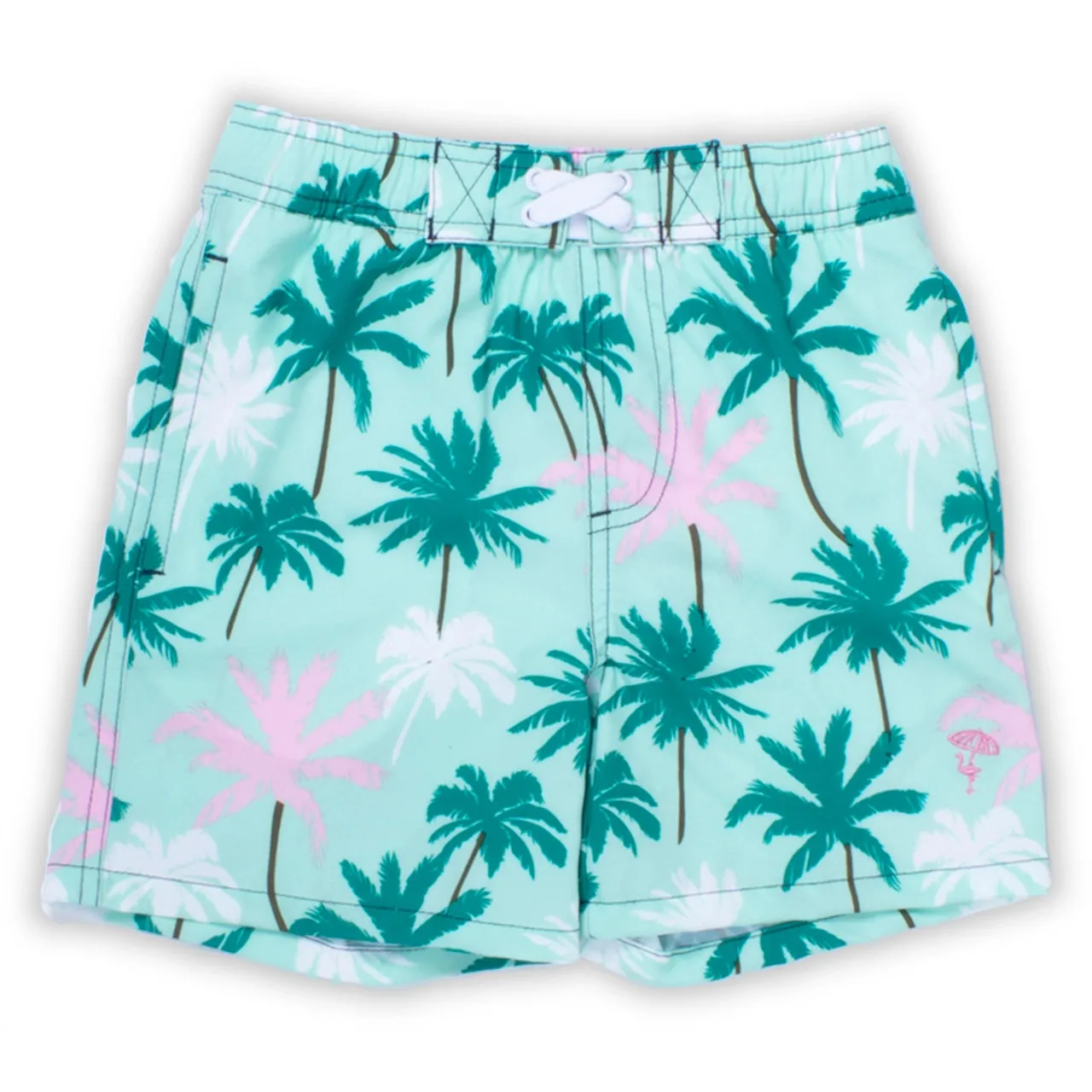 Boys Palm Tree Swim Trunks