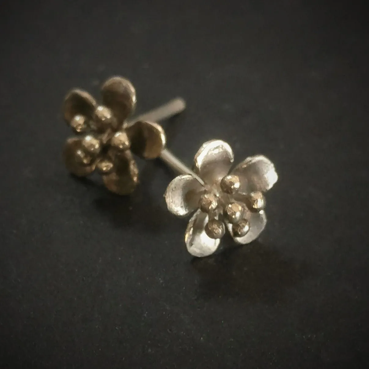 Buttercup Flower Studs