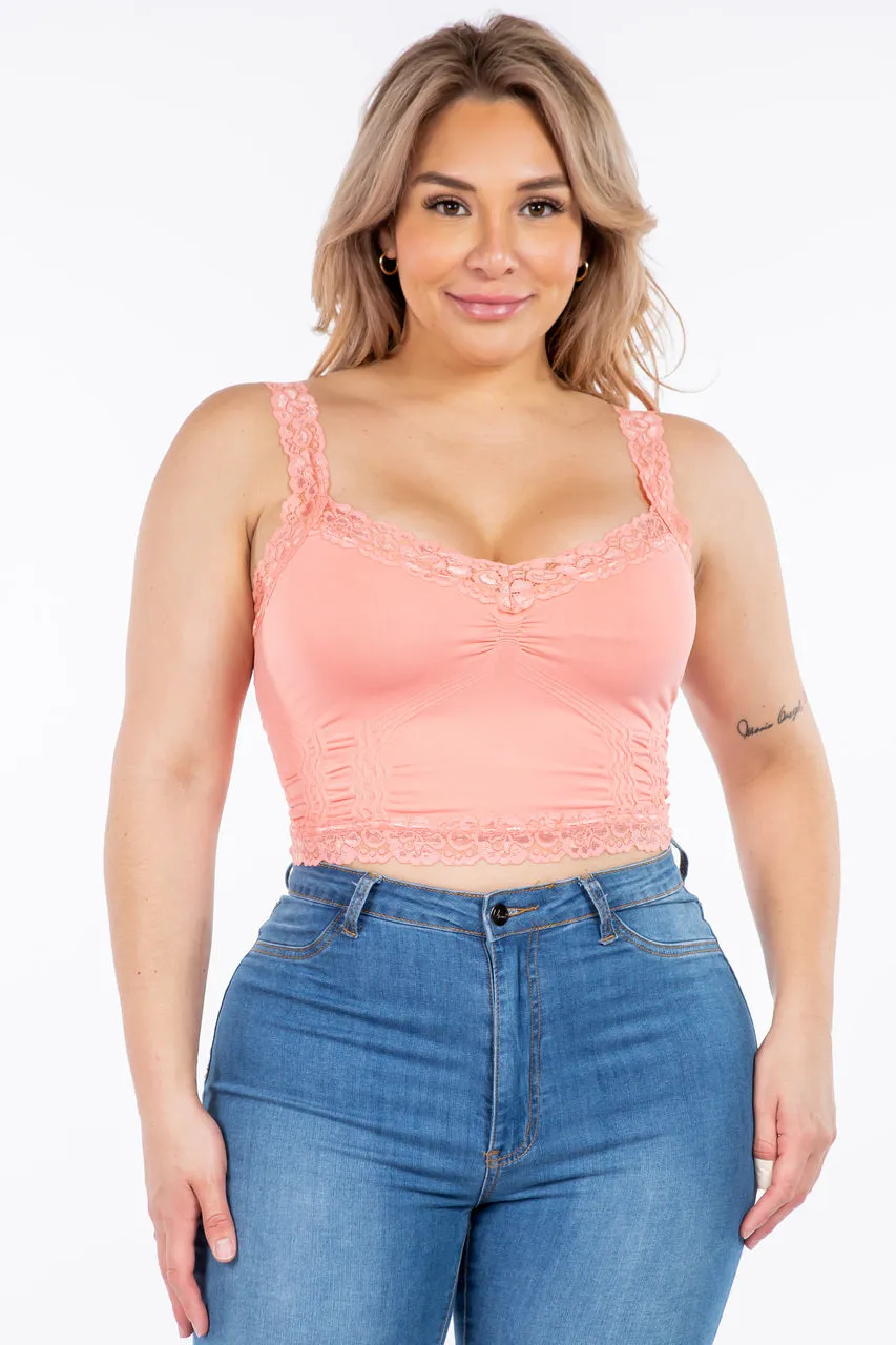 C2478XL Plus Size M.RENA BRALETTE with LACE