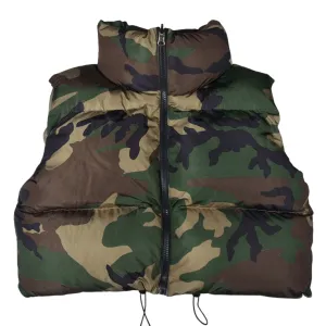 Camo Puffer Vest