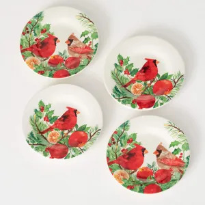 Cardinal Dessert Plate Set