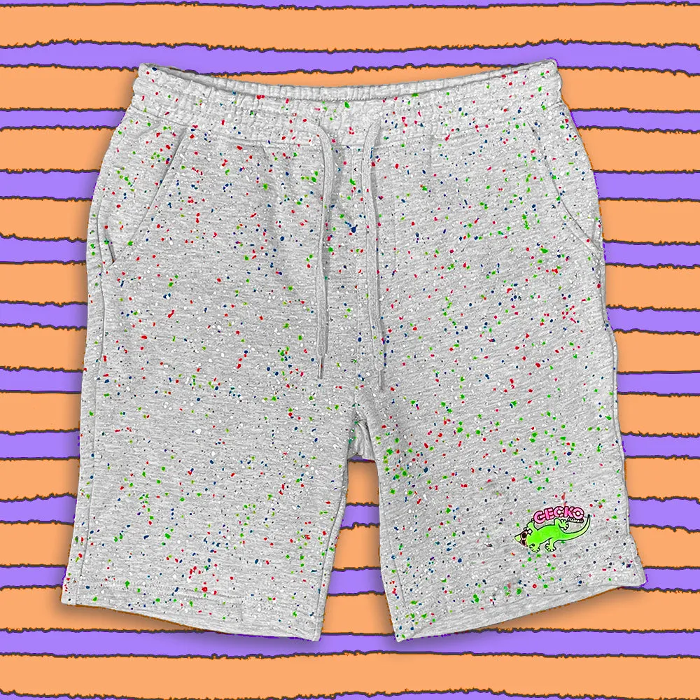 Clean Grey GITD (Glow In The Dark) SPLATTER Shorts