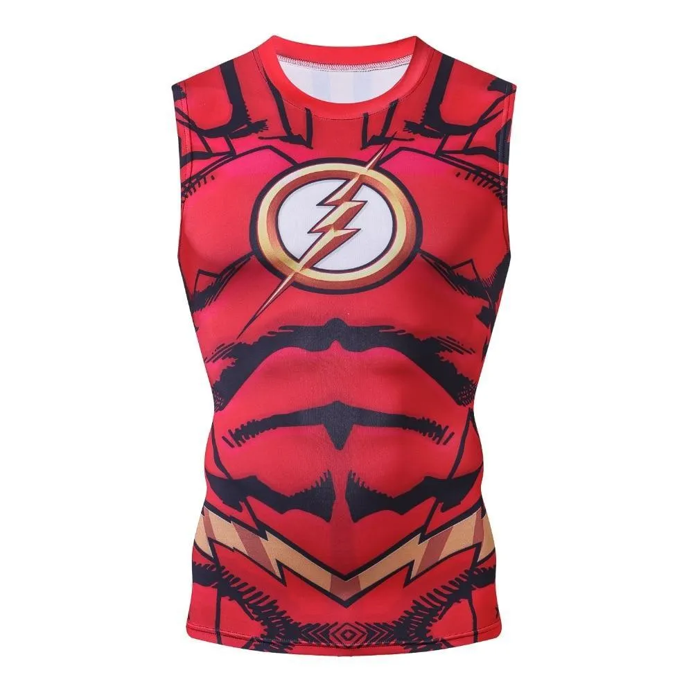 Comic Style FLASH Compression Tank Top