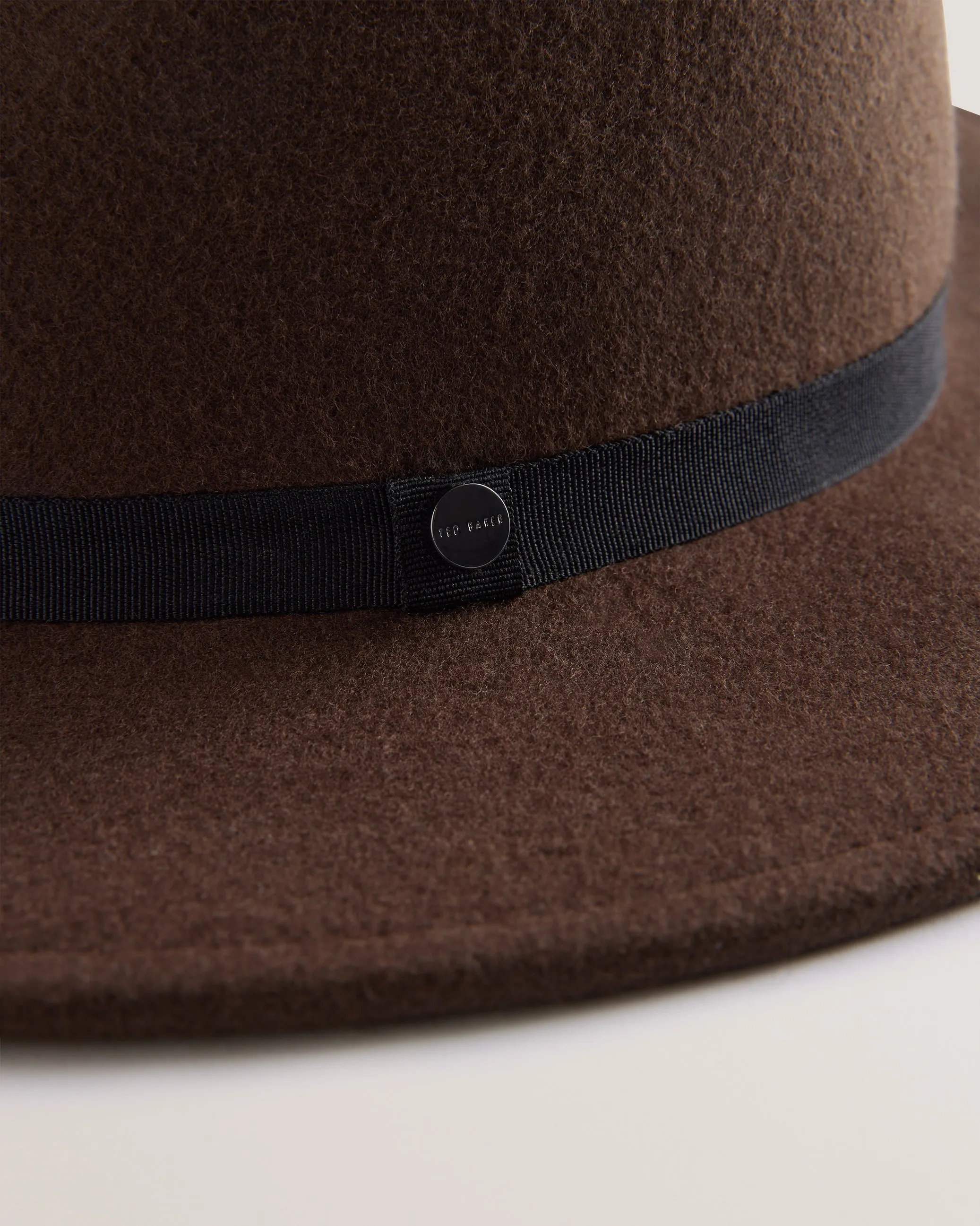 Corbby Felt Trilby Hat Brown