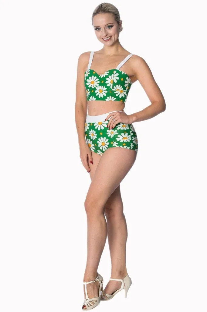 Crazy Daisy Plus Size Built Up Swimsuit Top