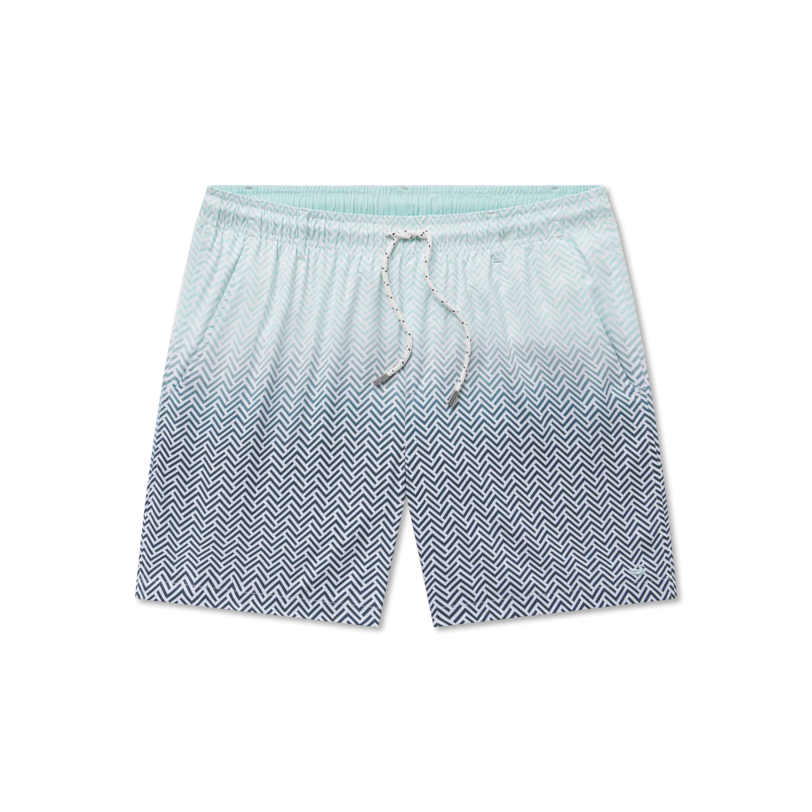 Dockside Swim Trunk - Herringbone Fade