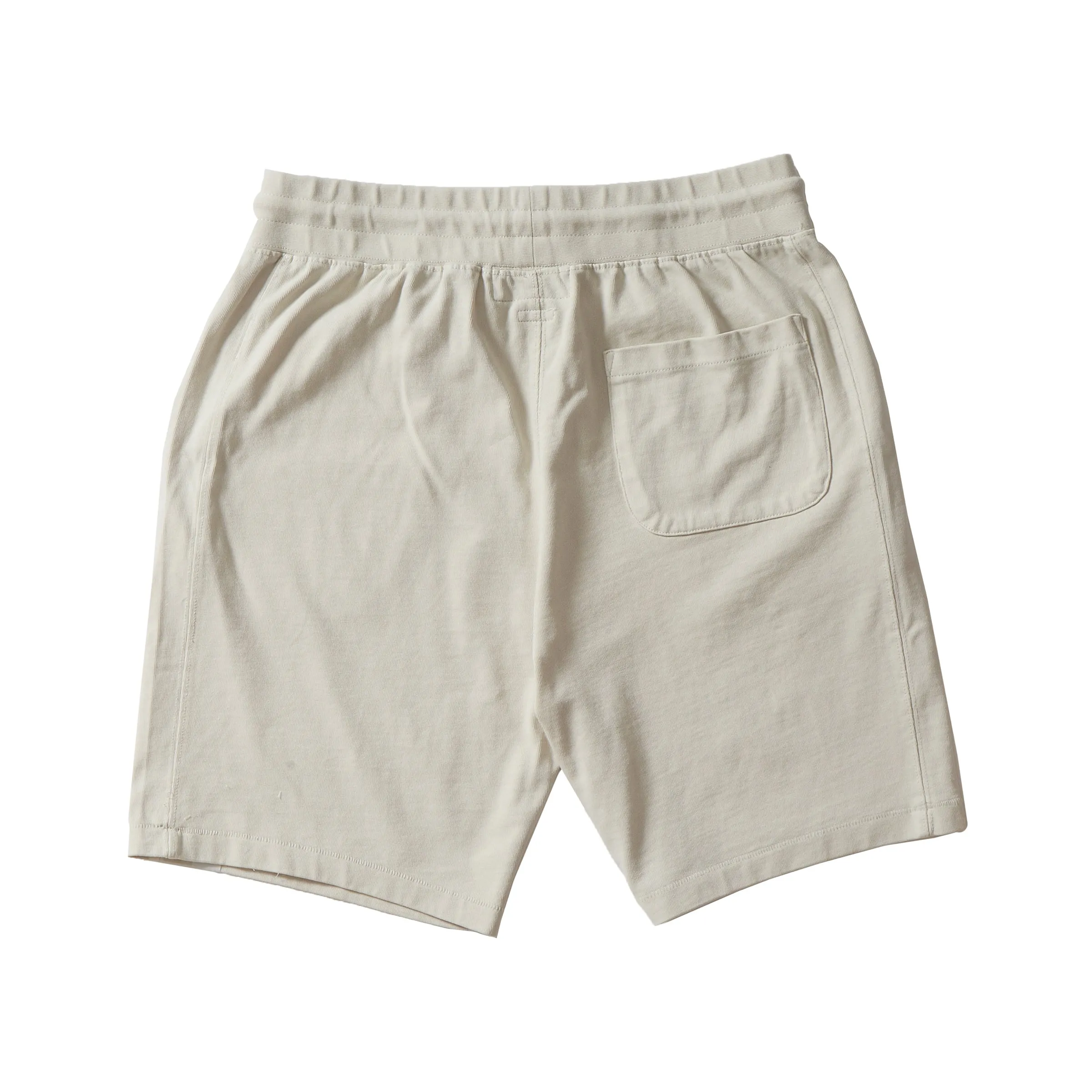 Elevated Compact Jersey Shorts - Light Pebble