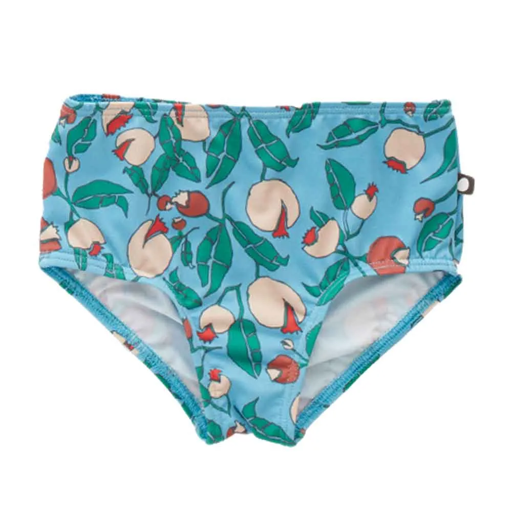 Flower Print Swim Bottoms