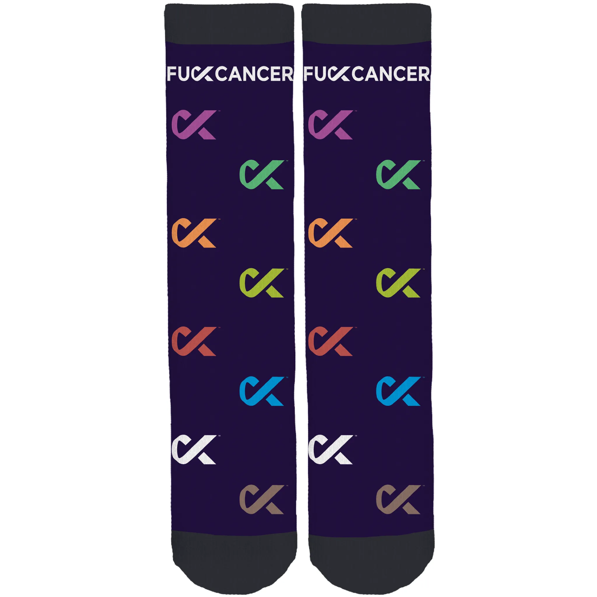 Fuck Cancer Socks