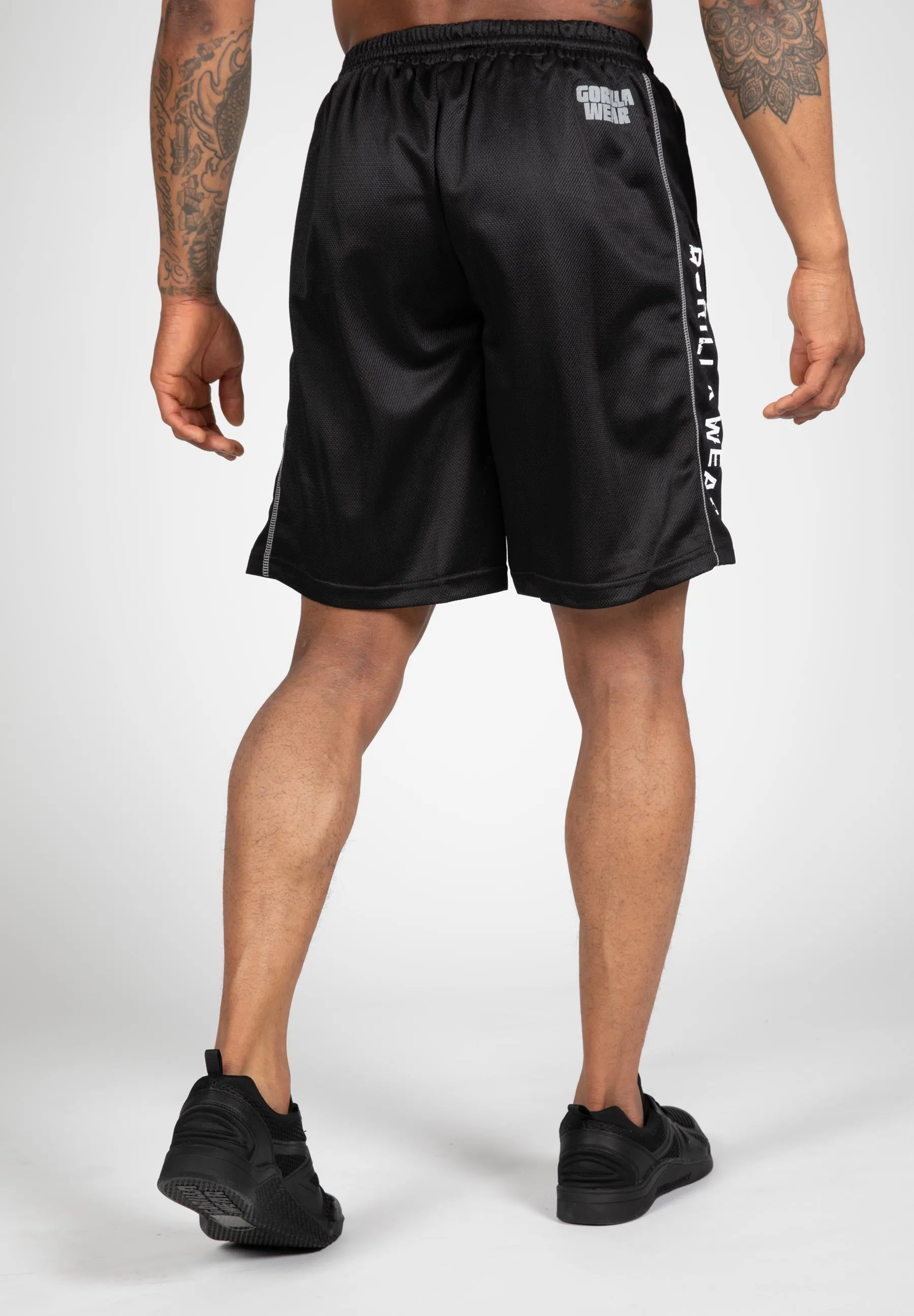 Functional Mesh Shorts - Black/White