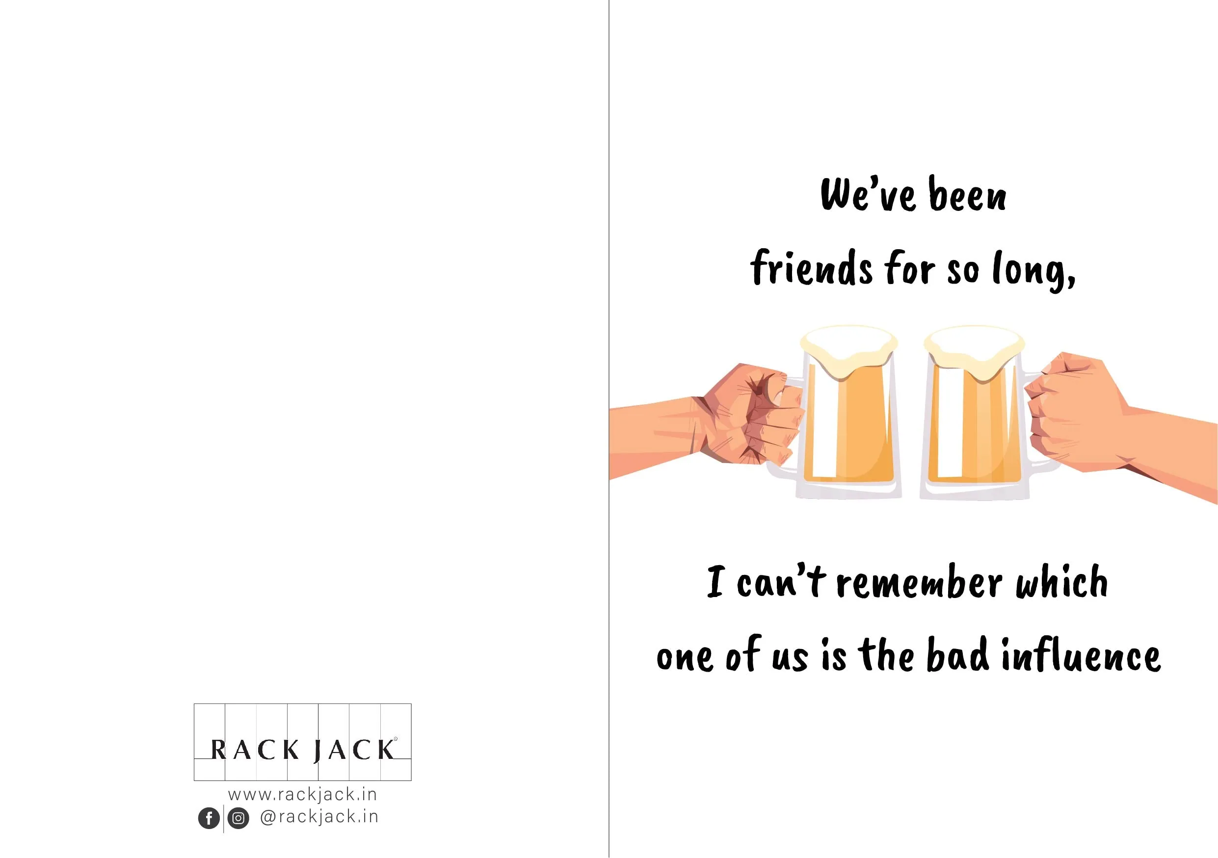 Funny Greeting Card - Bad Influence