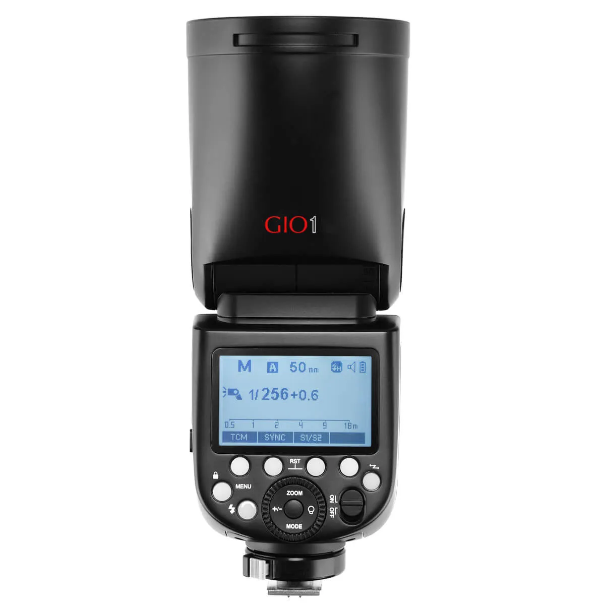 GIO1 (V1) 2.4GHz Round-Head TTL & HSS Speedlite With Rechargeable Battery (Pentax) - CLEARANCE