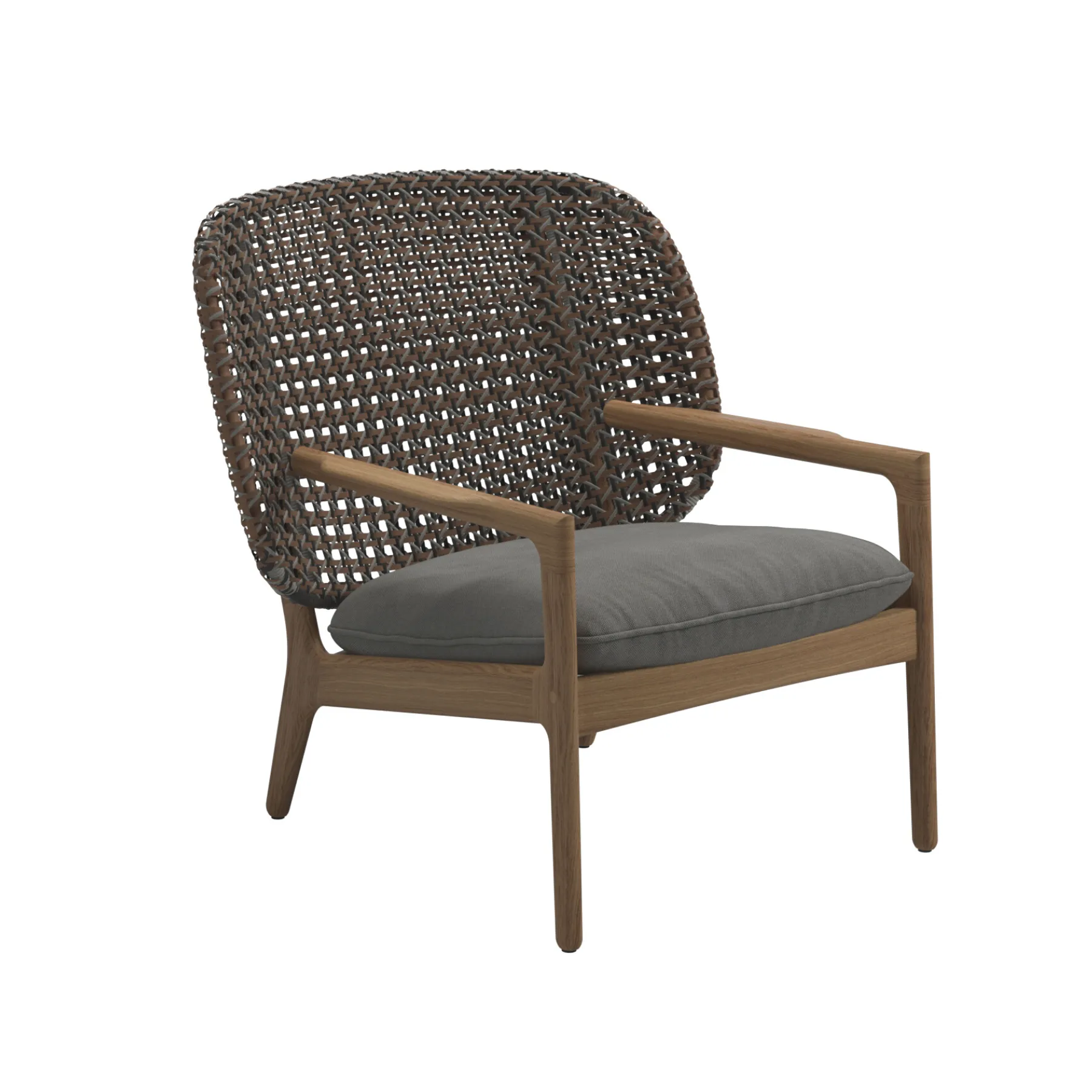 Gloster Kay Low Back Lounge Chair - Brindle