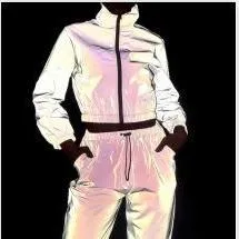 Glow Jacket & Trousers Tracksuits Set