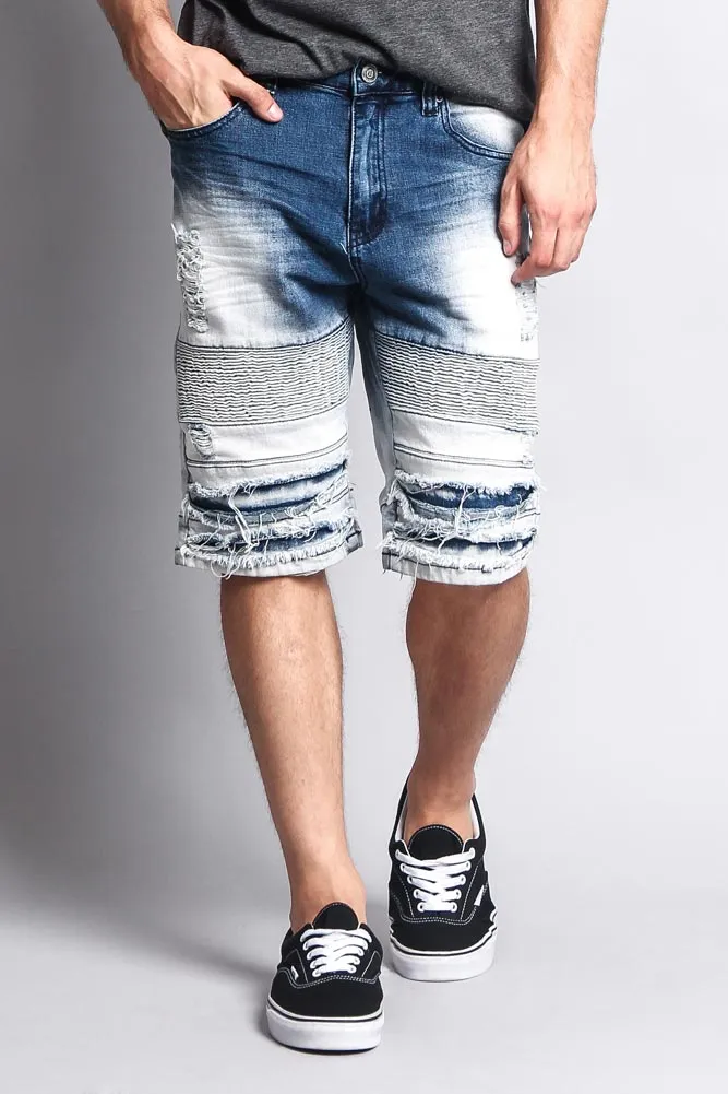 Gradation Wash Biker Shorts