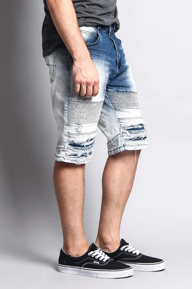 Gradation Wash Biker Shorts