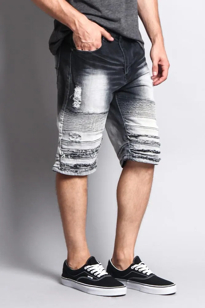 Gradation Wash Biker Shorts