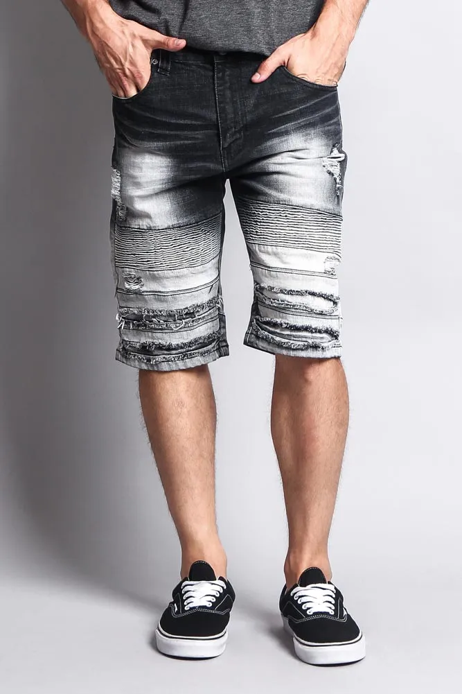 Gradation Wash Biker Shorts