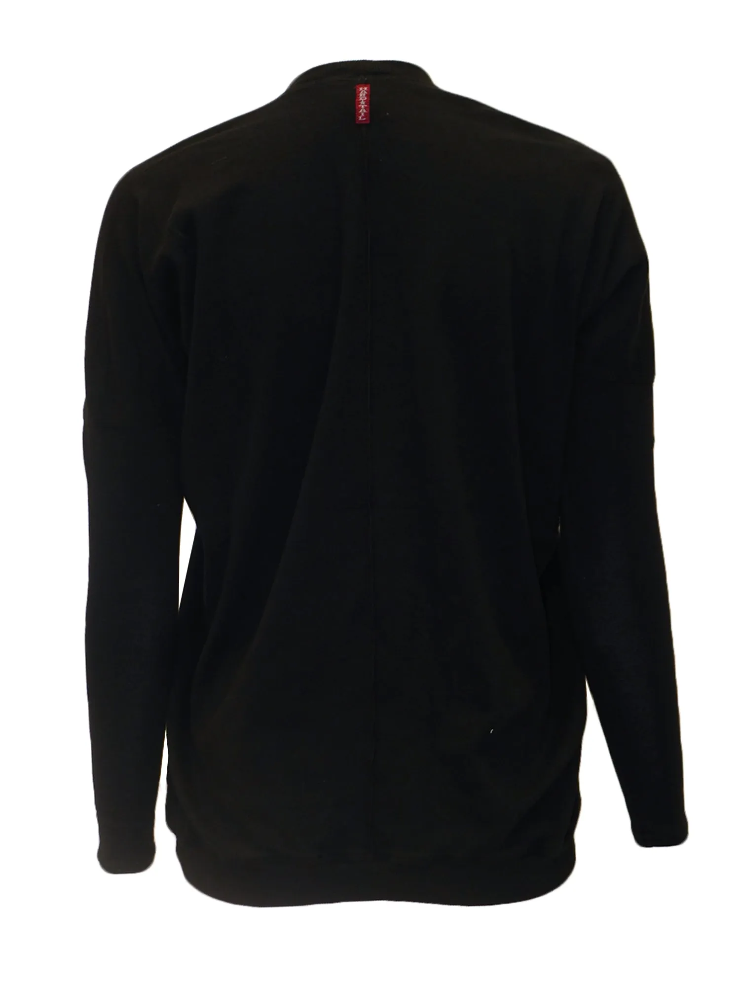 Hard Tail Drape Back Cotton Long Sleeve Top (Style: T-221)