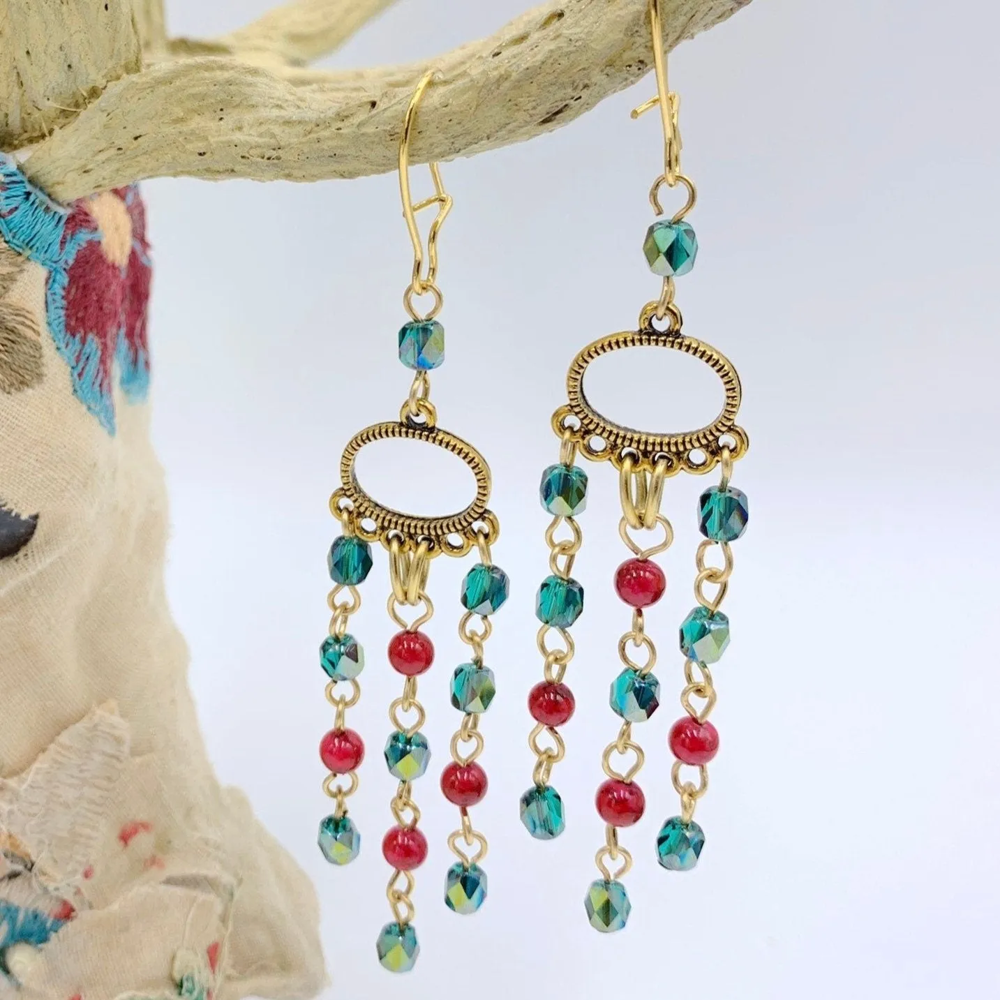 Holiday Hostess Chandelier Earrings