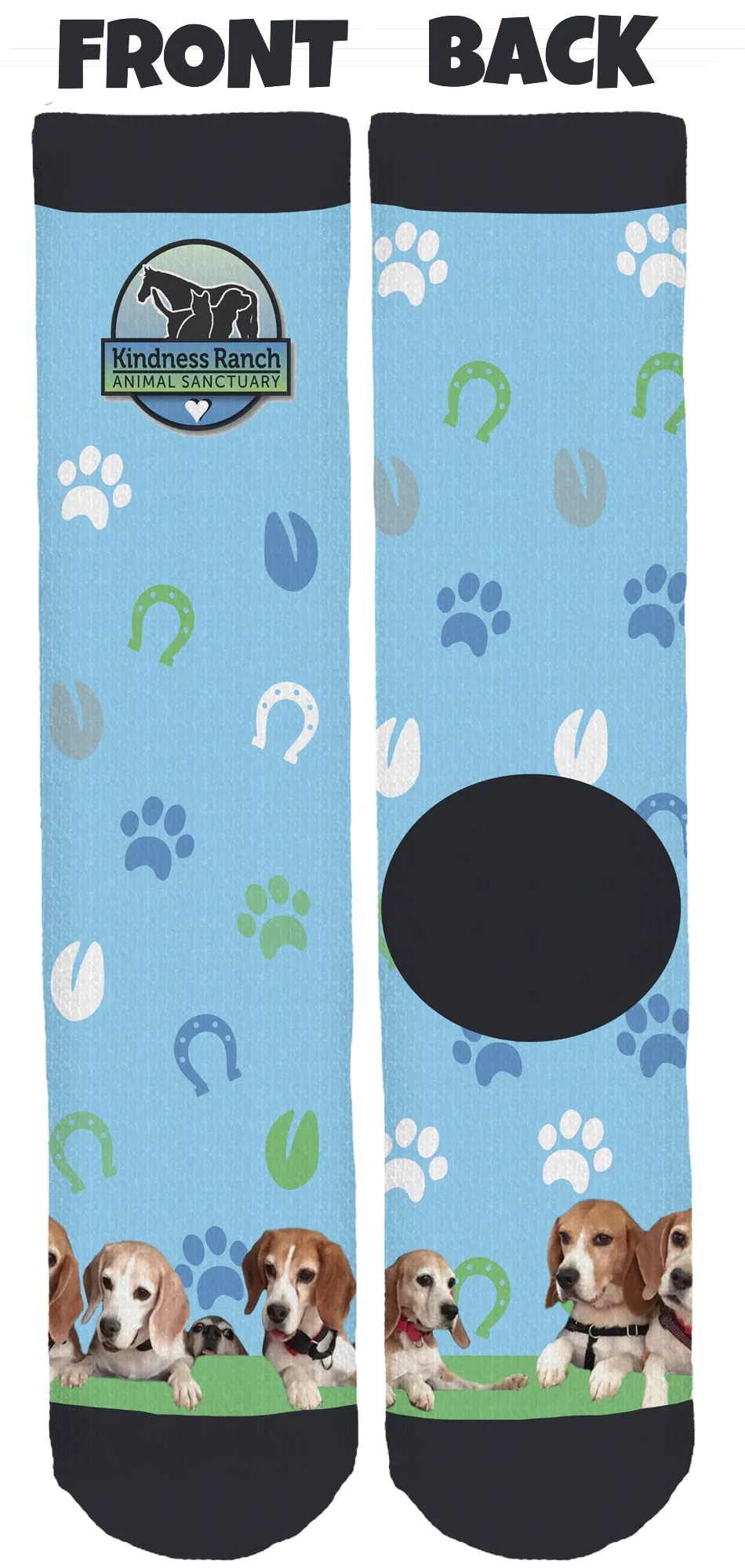 Kindness Ranch Animal Sanctuary Crew Socks