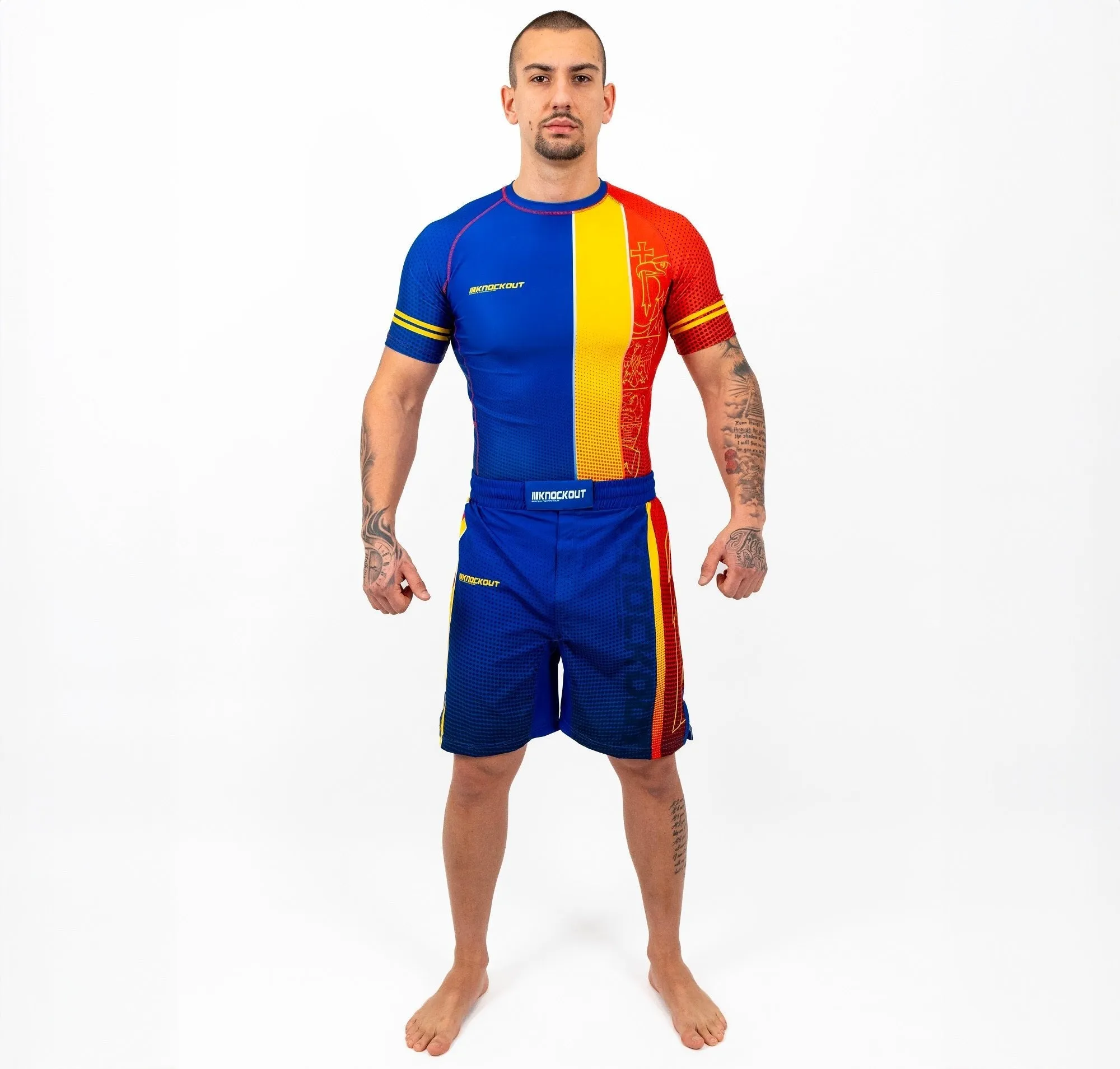 Knockout Romania Rashguard-Short Sleeve