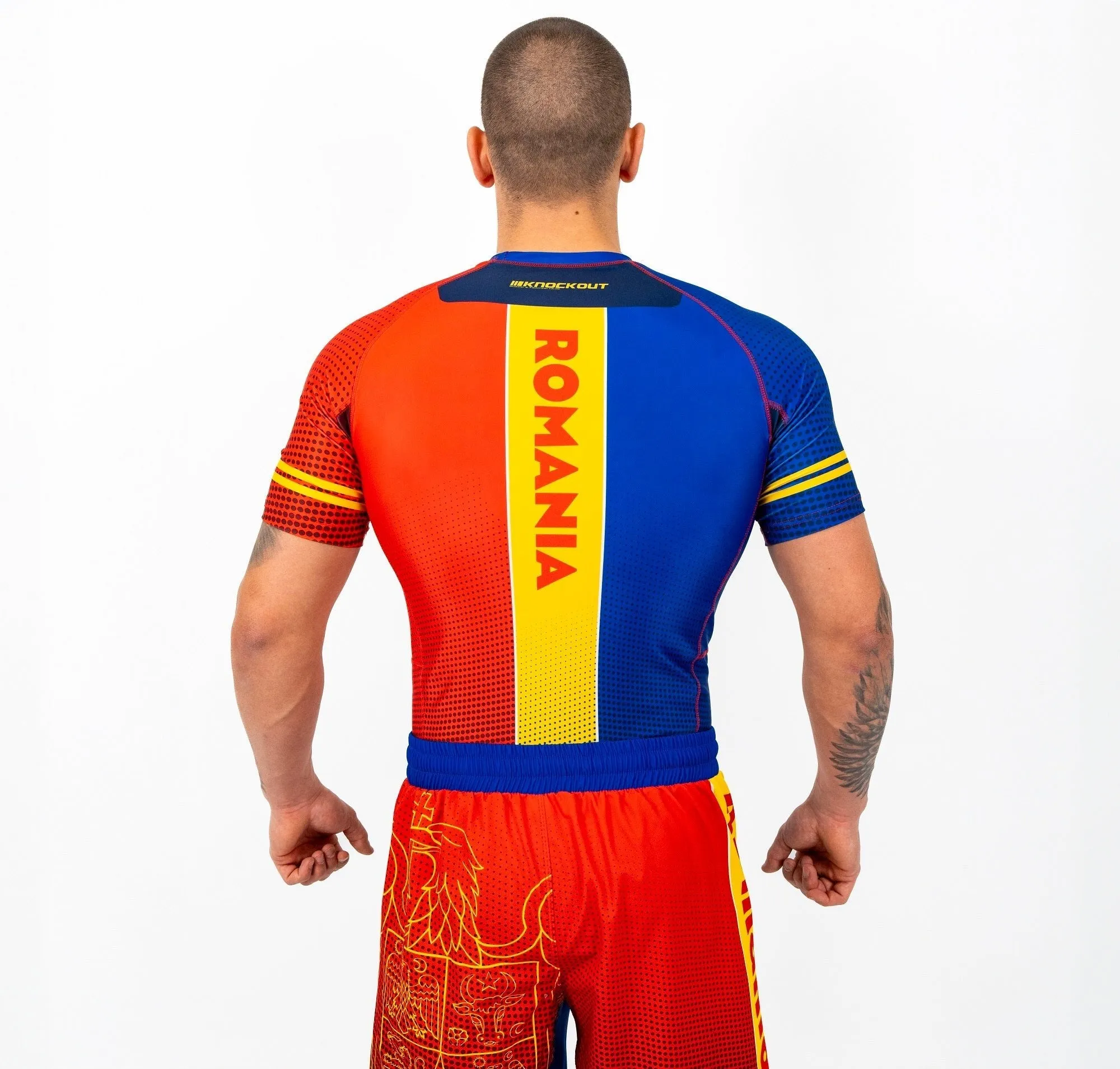 Knockout Romania Rashguard-Short Sleeve