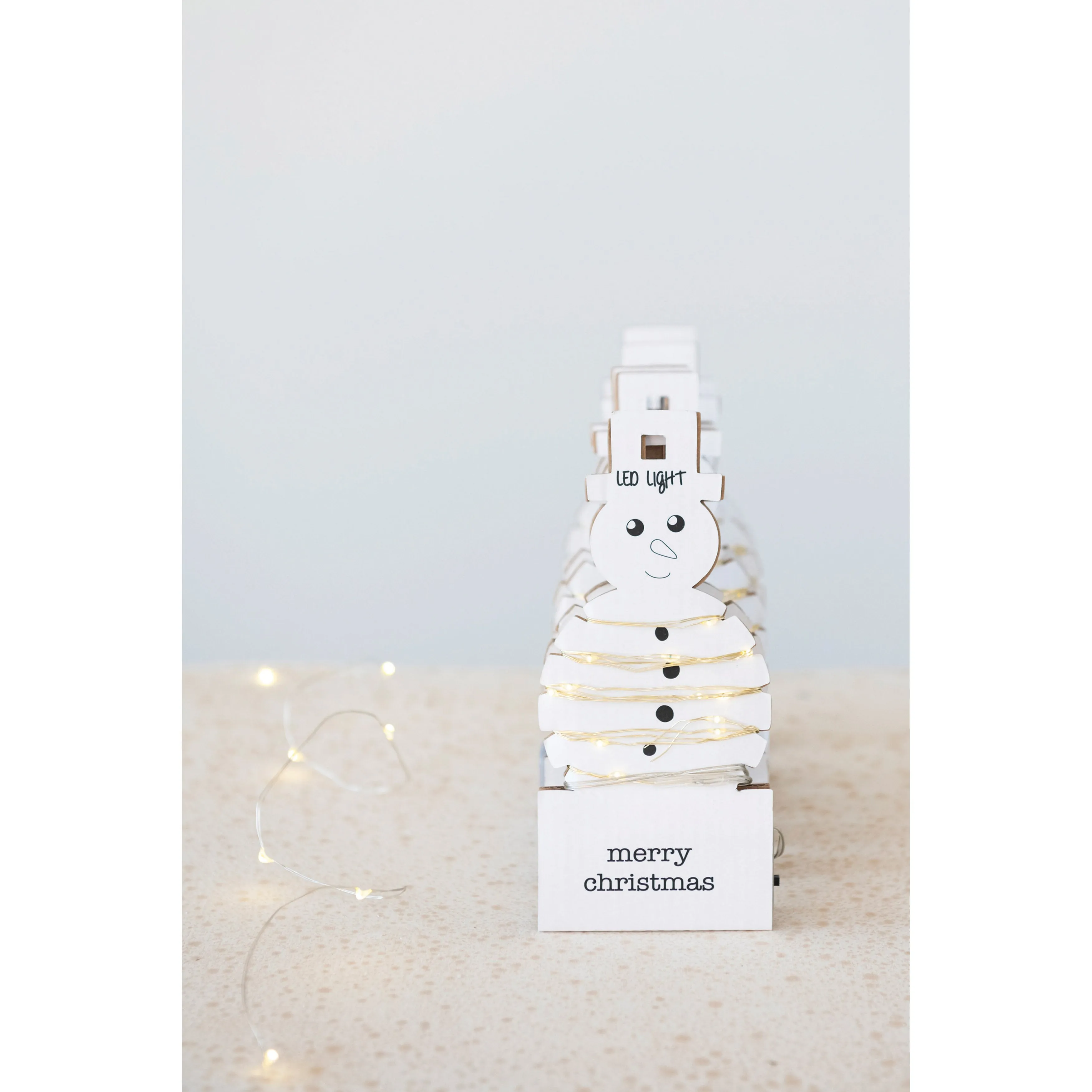 LED Snowman String Lights