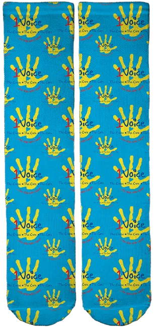 Limited Edition 1Voice Foundation Bamboo Crew Socks!